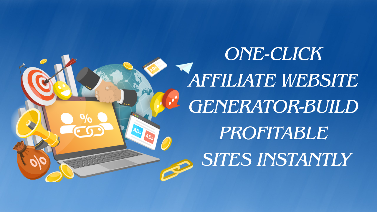 One-Click Affiliate Website Generator-Build Profitable Sites Instantly