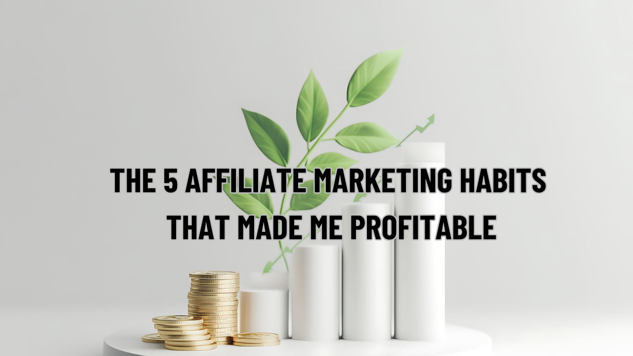 The 5 Affiliate Marketing Habits That Made Me Profitable